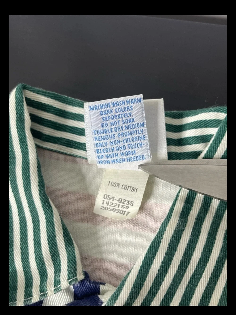 Vtg OshKosh Baby B'Gosh Romper Colorblock Multi-Stripe 18 Months USA Cotton